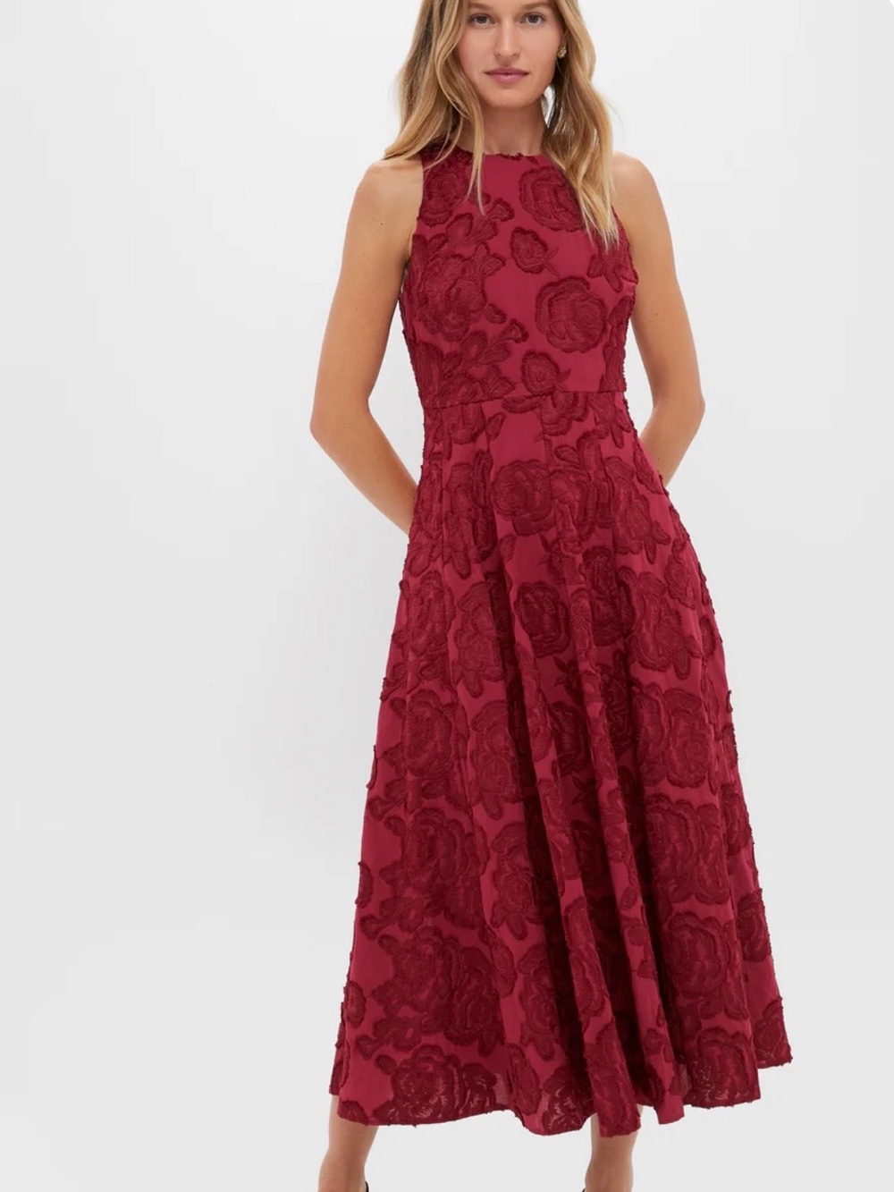 HYACINTH HOUSE
Ruby Textured Floral Melina Maxi Dress